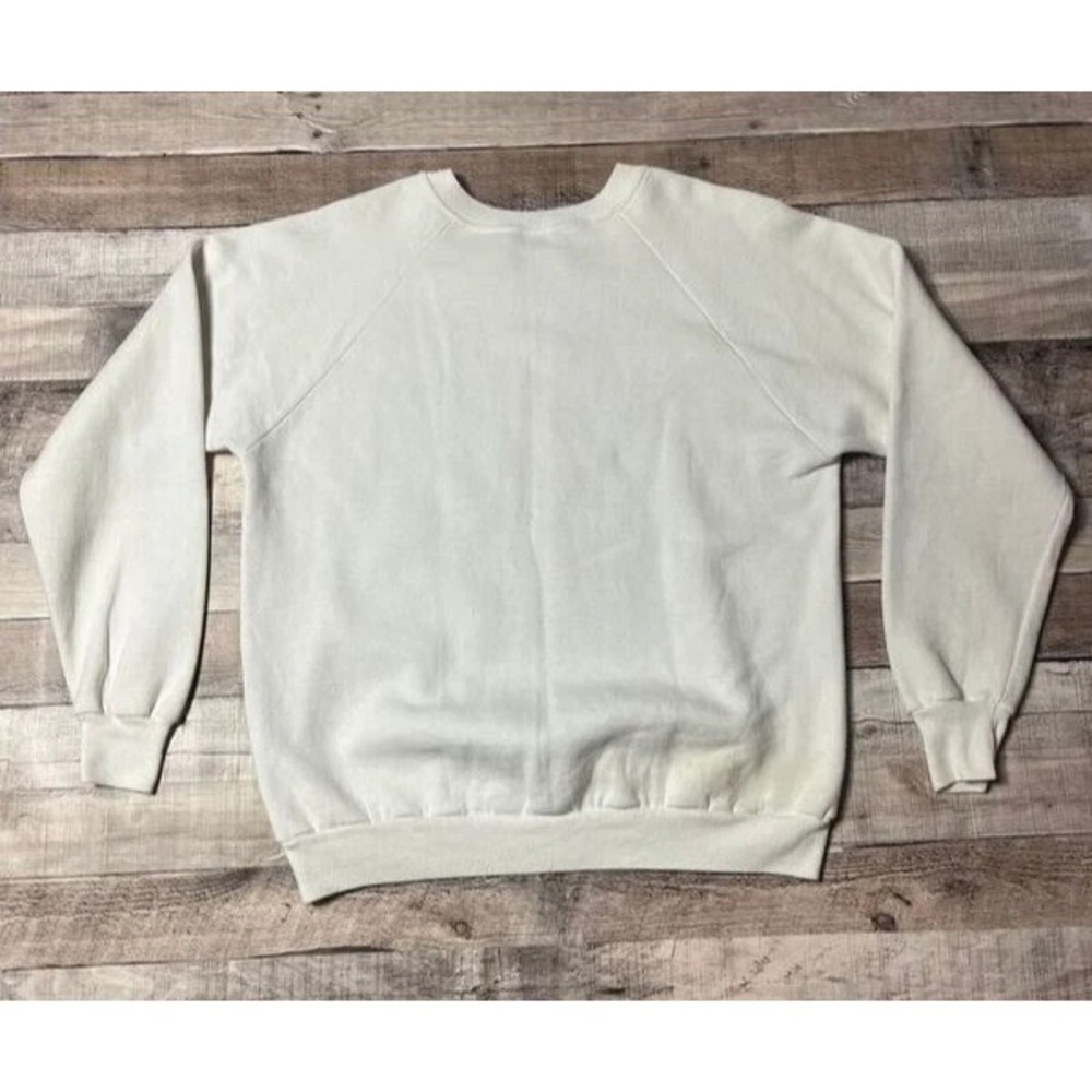 Minnie Mouse Crewneck Women's Large White Vintage Walt Disney Fashions - Picture 2 of 12